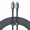 Kaabel USB-C/Lightning Baseus Crystal Shine CAJY000301, 2 m, must