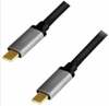 USB-C kaabel Logilink CUA0106, 1,5 m, must/hall