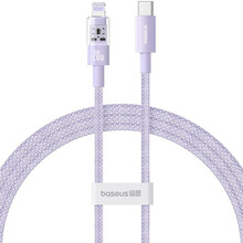 Kaabel USB-C/iP Baseus Gem, 1 m, lilla