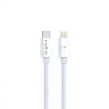 Kaabel USB-C/Lightning Maxlife MXUC-12, 2 m, 27W, valge