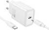 Laadija telefonile Hoco USB-C QC PD 20W + kaabel USB-C - Lightning N60, valge