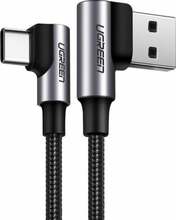 Kaabel USB-A/USB-C Ugreen US176, 0.5 m, hall
