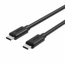Kaabel USB-C Unitek Y-C477BK, 1 m, must