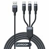 Kaabel 3in1 Joyroom S-1T3018A18, 0,3 m, must
