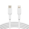 Kaabel USB-C/Lightning Belkin CAA003bt1MWH, 1 m, valge