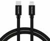 Kaabel USB-C/Lightning Swissten, 2 m, must