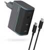 Seinalaadija Cuktech CUKAD1003EUG GaN 100W, 2 x USB-C, 1 x USB-A, USB-C kaabel, hall