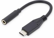 Adapter USB-C/3.5mm Digitus AK-300321-002-S, 0,2 m, must