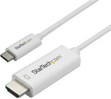 Kaabel USB-C/HDMI StarTech CDP2HD1MWNL, 1 m, valge