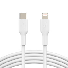Kaabel USB-C/Lightning Belkin CAA003bt1MWH, 1 m, valge