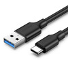 Kaabel USB-A/USB-C Ugreen US184, 2 m, must