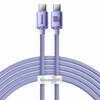 Kaabel USB-C Baseus Crystal Shine CAJY000705, 2 m, lilla