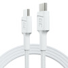 USB-C kaabel Green Cell KABGC30W, 1,2 m, valge