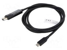 Kaabel USB-C/DisplayPort Digitus AK-300334-020-S, 2 m, must
