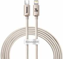 Kaabel USB-C/iP Baseus Crystal Shine CAJY001404, 2 m, roosa
