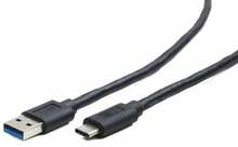Kaabel USB-C/USB 3.0 Gembird CCP-USB3-AMCM-6, 1.8 m, must