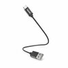 Kaabel USB-A/USB-C Hama 00201600, 0,2 m, must