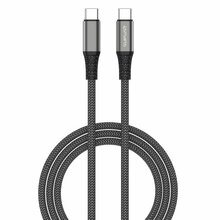 Kaabel USB-C 4SMARTS PremiumCord, 100W, 1.5m, must