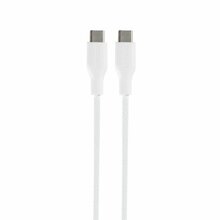 USB-C kaabel Deltaco IPLH-1010, 1 m, USB 2.0, 60W, valge, punutud