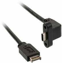 Kaabel USB-C Streacom, 0.4 m, must