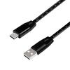 Kaabel USB-A/USB-C Logilink CU0157, 1 m, must