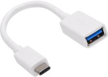 Adapter USB-C/SANDBERG 136-05, 0.1 m, valge