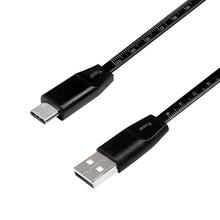 Kaabel USB-A/USB-C Logilink CU0157, 1 m, must