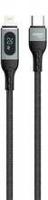 Kaabel USB-C/Lightning Dudao L7MaxL, 1 m, must