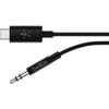 Adapter USB-C/3.5 mm Belkin F7U079bt03-BLK, 0,9 m, must