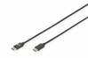 USB-C kaabel Digitus AK-300138-030-S, 3 m, must