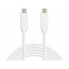 USB-C kaabel Sandberg 136-17, 2 m, valge
