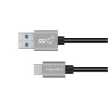 Kaabel USB-A/USB-C Kruger&Matz, 0,5 m, 10 Gbps