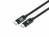 Kaabel USB-C Conceptronic ETTA04B12 USB4 Gen 3x2, 1,2 m, must