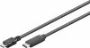 Kaabel USB-C Goobay, 1 m, must