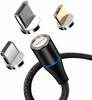 Kaabel USB-C/Lightning/microUSB Maxlife MXUC-03, 1 m, must