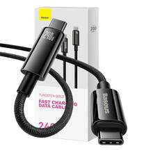 USB-C kaabel Baseus Tungsten Gold CAWJ040101, 2 m, must