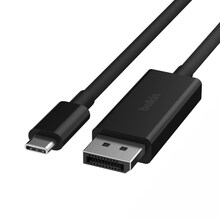 Kaabel USB-C/DisplayPort Belkin AVC014bt2MBK, 2 m, must