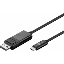 Kaabel USB-C/DisplayPort Goobay 79295, 1,2 m, must