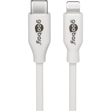 Kaabel USB-C/Lightning Goobay 39448, 2 m, valge