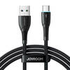 Kaabel USB-A/USB-C Joyroom SA32-AC3, 1 m, must