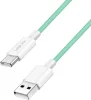 Kaabel USB-A/USB-C LogiLink CU0327, 1 m, roheline