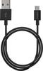 Kaabel USB-A/USB-C Puro PUR516BLK, 1 m, must