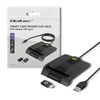 Kiipkaardilugeja Qoltec 50634 SCR-0634, USB Type C