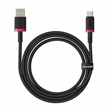 Kaabel USB-A/USB-C Baseus Dura, 1 m, must/punane
