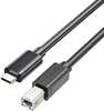 Kaabel USB-C/USB-B Unitek, 3 m, must