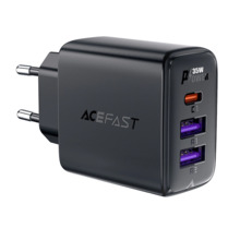 Laadija Acefast A57 PD 35W, 2 x USB-A + USB-C, must