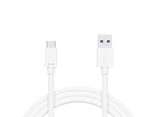 Kaabel USB-A/USB-C Blow, 1 m, valge