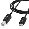 Kaabel USB-B/USB-C Wozinsky WKDDY2S, 2 m, must