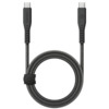 USB-C kaabel Energea Flow CBL-FLCC-BLK150M, 1.5 m, must, 240W, 5A PD Fast Charge