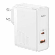 Laadija Baseus GaN5 Pro CCGP090202, 100 W, valge
